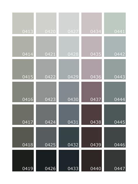 pantone shades of gray.